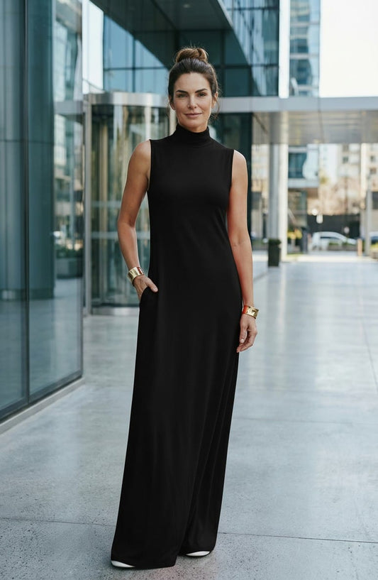 VESTIDO  ANALÚ NEGRO