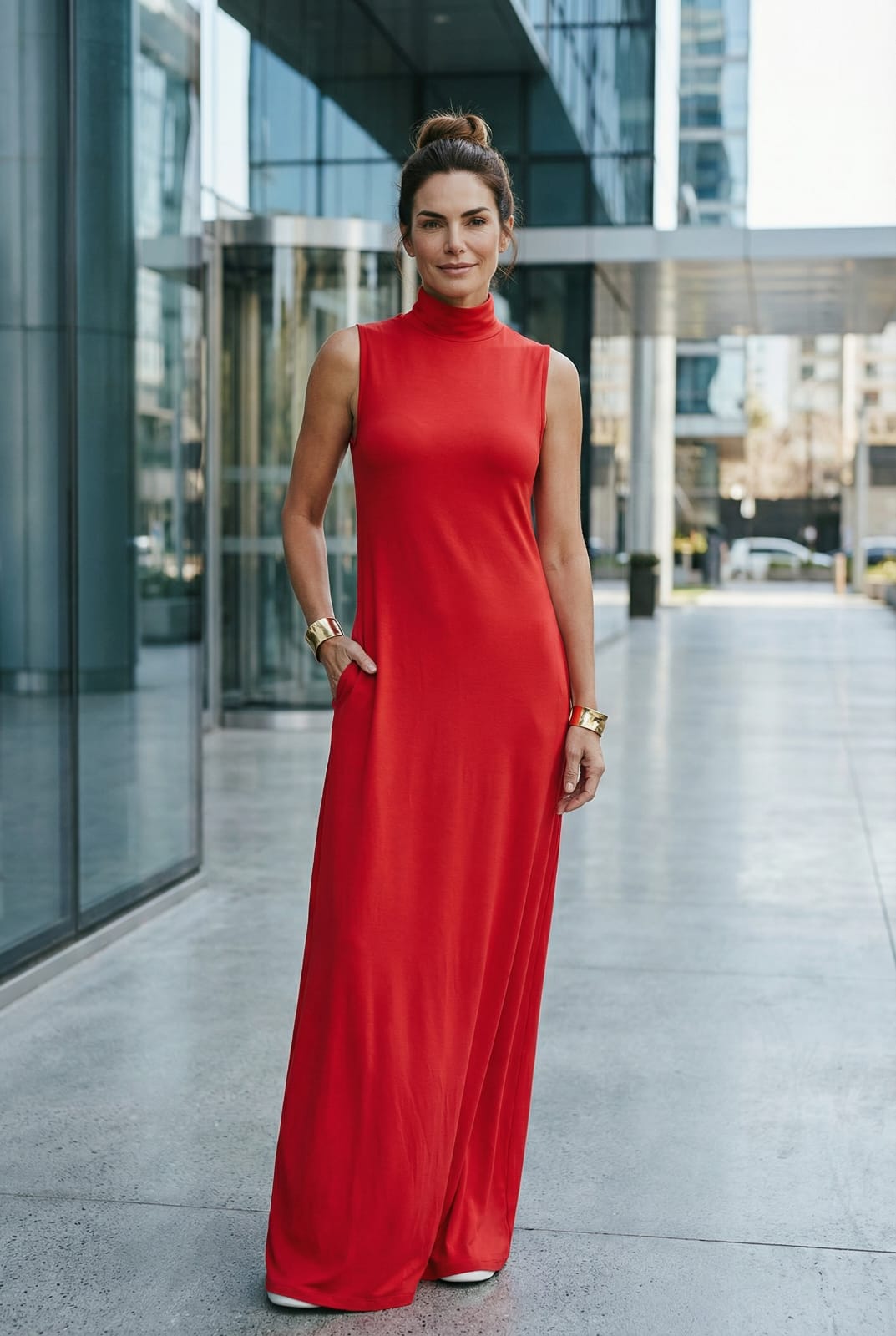 VESTIDO  ANALÚ ROJO