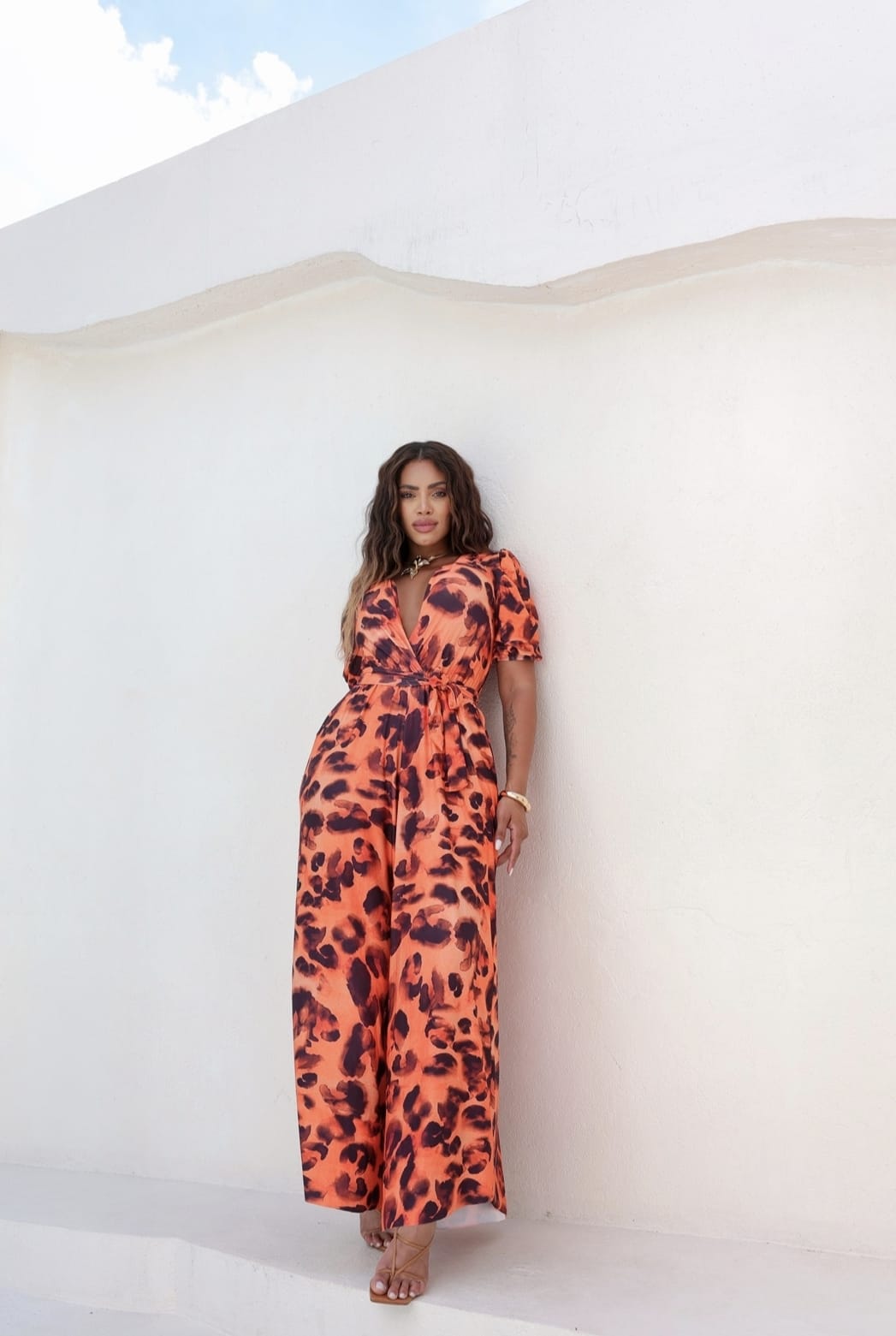 Enterito Palazzo "Savane" - Estampado Animal Print