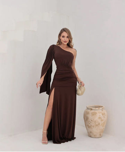 Vestido Cris Café